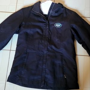 CUTTER & BUCK CB WEATHERTEC JACKET WOMENS SIZE 5P NEW YORK JETS FOOTBALL